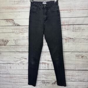 Forever 21 Jeans faded black High Rise size 25 super‎ skinny denim Jeans